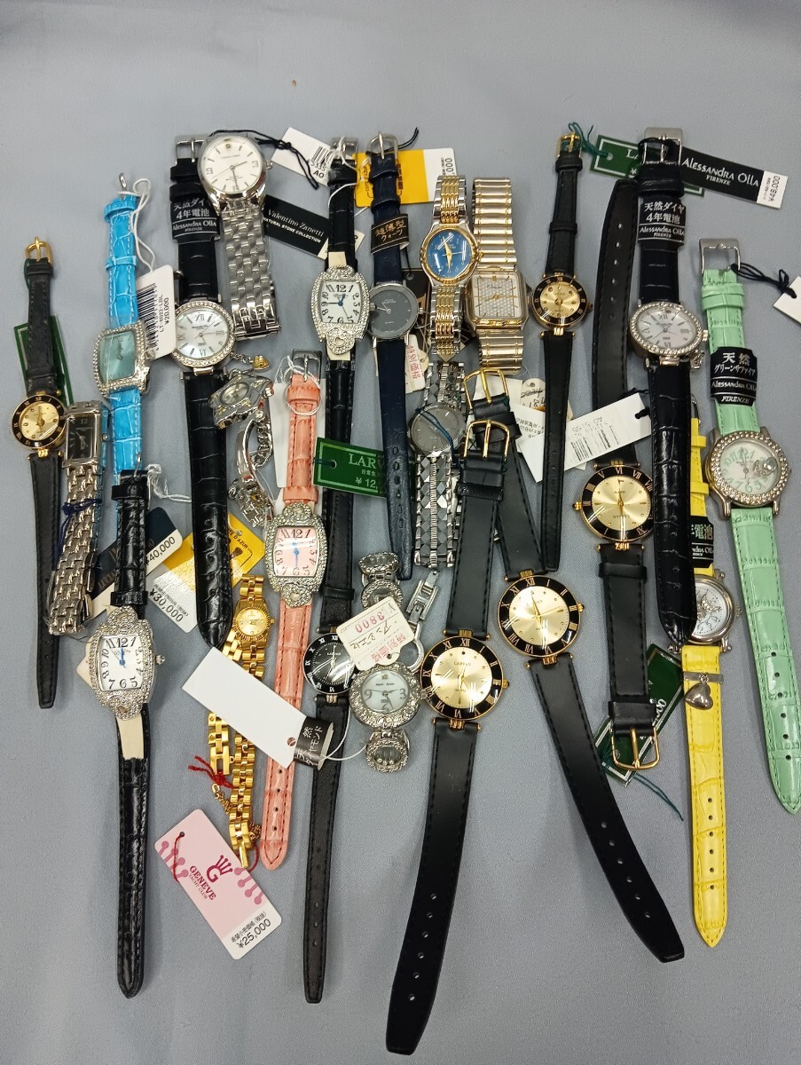 ジャンク品 未使用品 クォーツ 腕時計 23本まとめ 売り拍卖