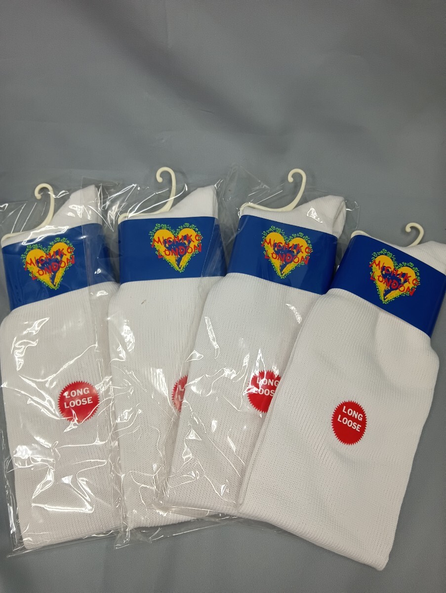 希少 レア ロング ルーズ ソックス 靴下 ミチコ ロンドン 4足セット拍卖