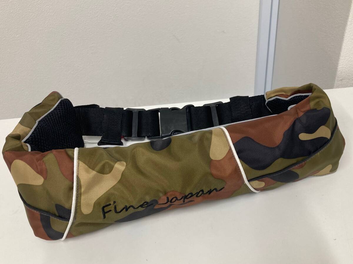 FINE JAPAN 膨張式救命具 腰巻 フローティングベスト■8801拍卖