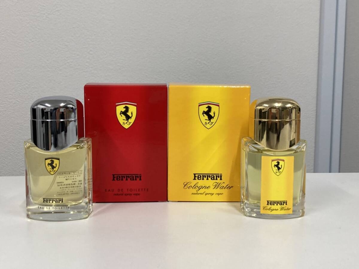 Ferrari 香水 40ml×2 オーデトワレ/イエロー コロンウォーター(残9割) フェラーリ■8943拍卖