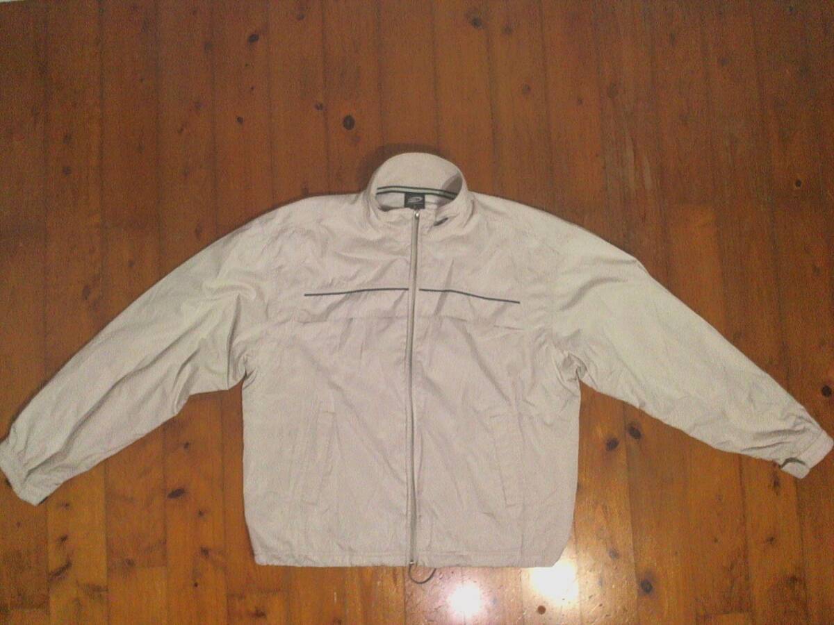 ☆微難有★パラディーゾ ゴルフ☆PARADISO GOLF☆ジップアップ クロスジャケット ジャンパー M オフホワイト 薄ベージュ拍卖