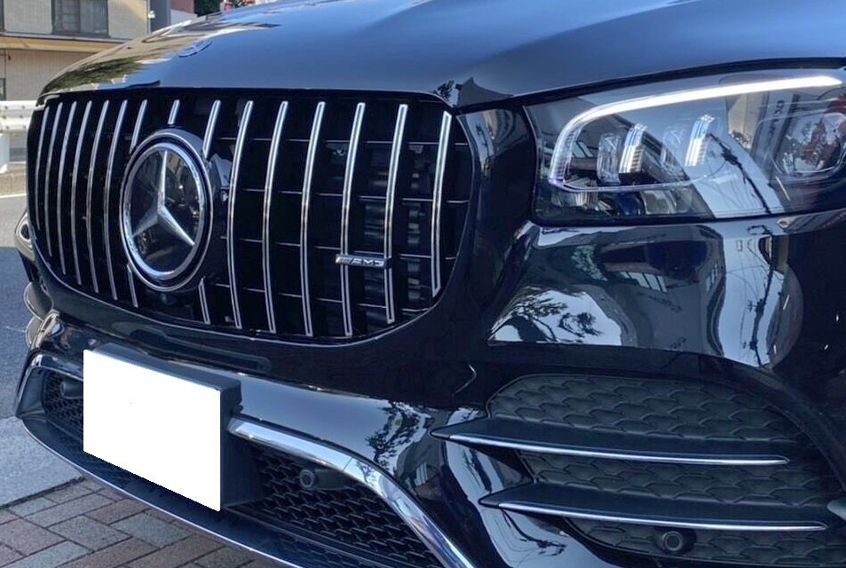 【M’s】 X167 ベンツ GLSクラス GLS400d GLS580 (2019y-2023y) 前期 パナメリカーナグリル 縦フィン (GTR仕様) フロントグリル 4680拍卖