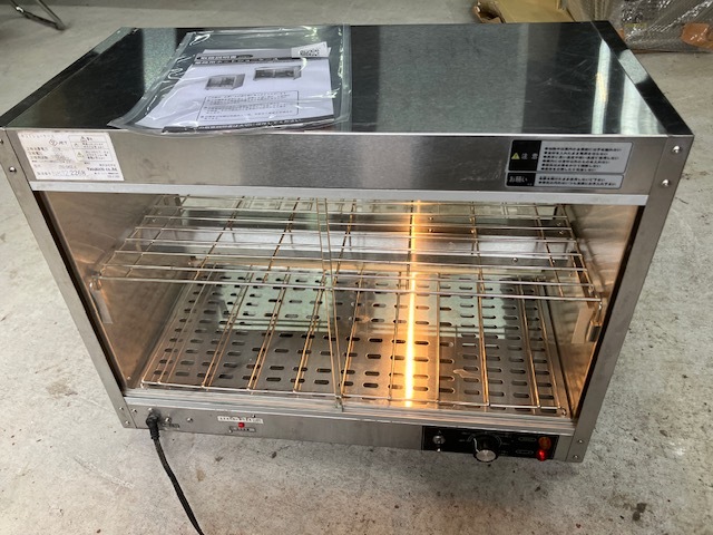 【取説付き!】安吉ホットショーケースPRO-6WSE-A★単相100V★W60xD30×H46★ホットウォーマー★温蔵ショーケース★対面型ショーケース拍卖