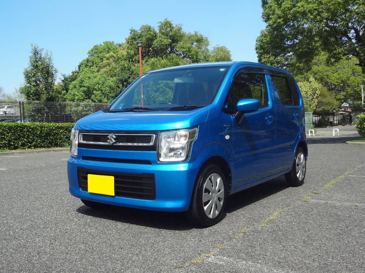 AA評価4.0☆ワゴン R HYBRID FX KENOODナビ/1セグ/Bluetooth ドラレコ ETC 禁煙車 内外美車 機関絶好調 予備検/本2年付渡しも可拍卖