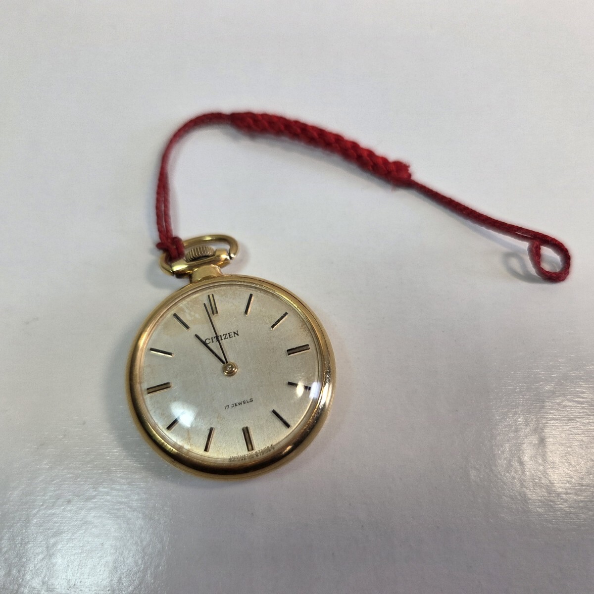 CITIZEN「 懐中時計 クォーツ 稼働品 和装に似合う」A732拍卖