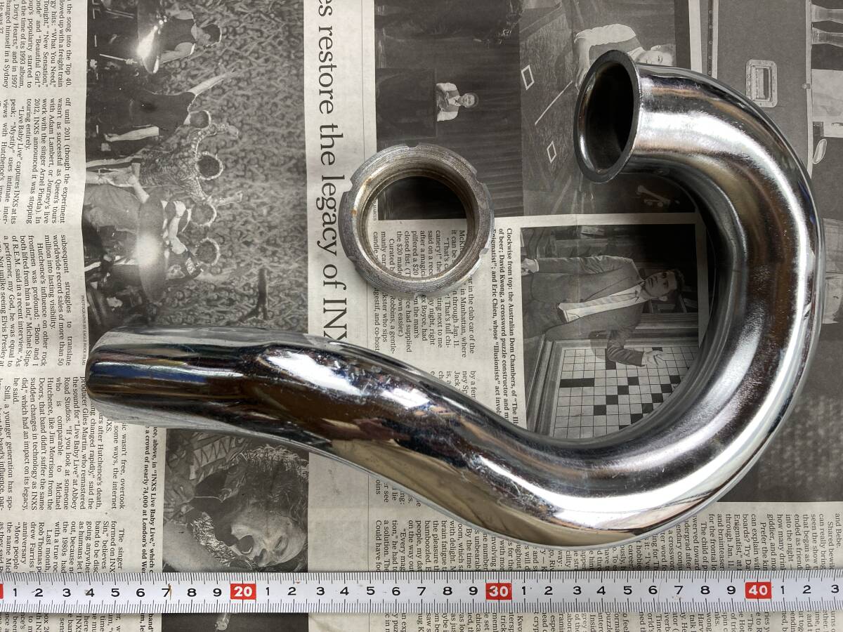 カワサキ、C2SS、エキパイ&フランジSET、激レア、貴重品、NOS/デットストック、カワサキ純正部品、未使用・新品拍卖