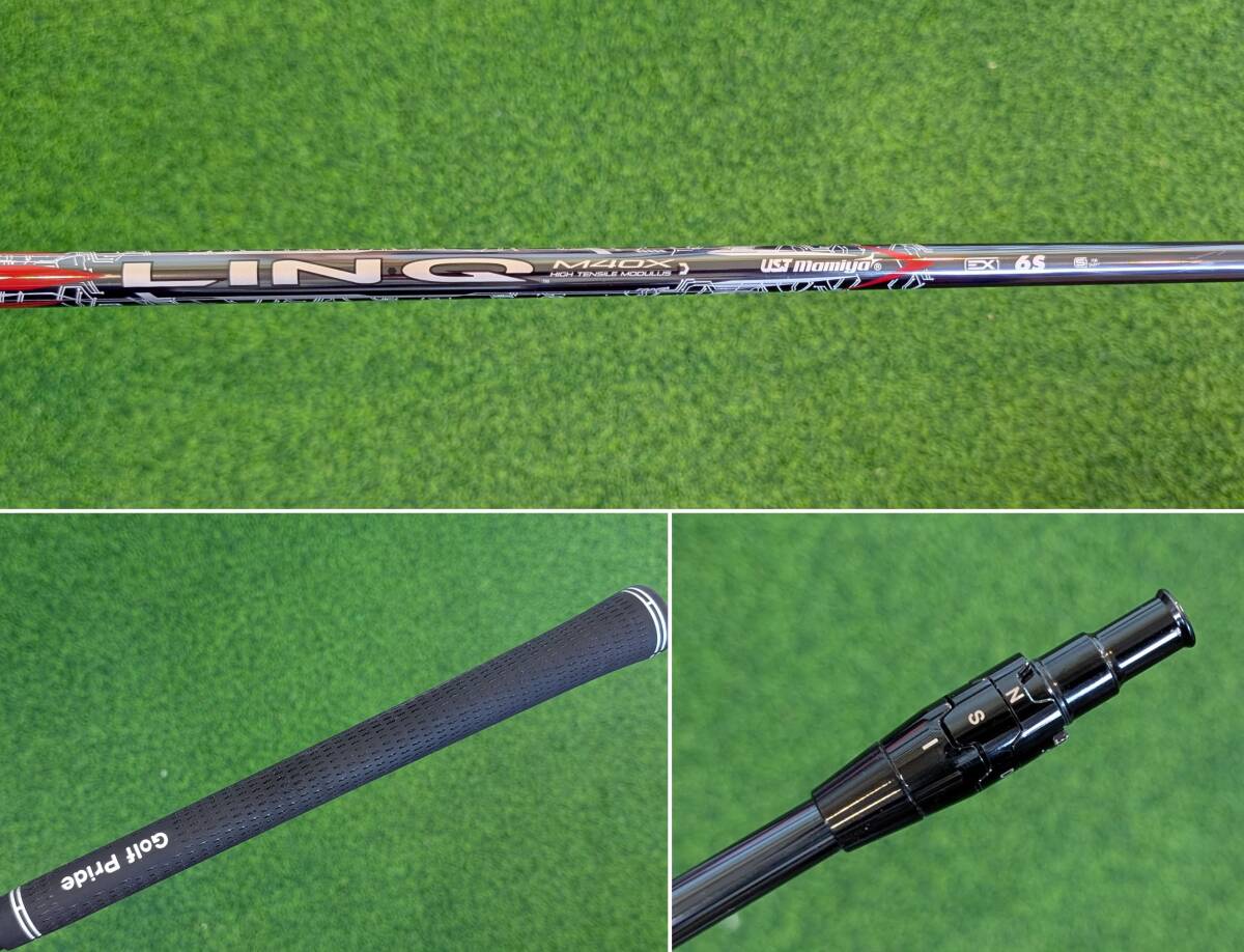 USTマミヤ LIN-Q RED EX リンク レッド 6S キャロウェイ スリーブ付き ドライバー用 1w用 中古シャフト ヘッド装着時45.5〜45.75インチ拍卖