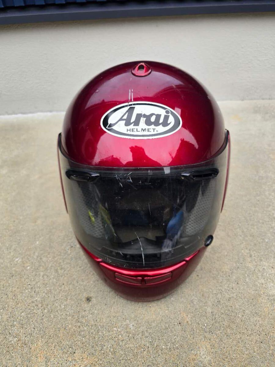 ARAI ASTRO E ヘルメット サイズ不明 中古キズ ジャンク拍卖