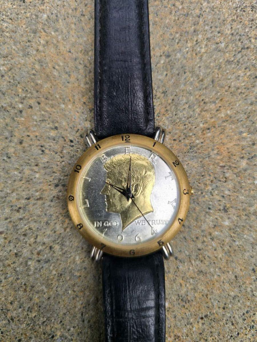 IN GOD WE TRUST 1964 LIBERTY BM685 腕時計 不動ジャンク拍卖