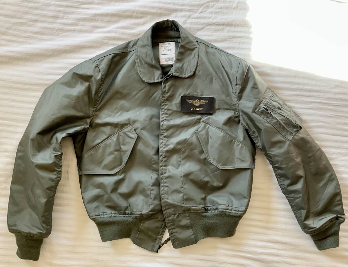 実物/古着 美品/CWU-36P CARTER INDUSTRIES製/フライトジャケット メンズ 42〜44インチ Lサイズ拍卖