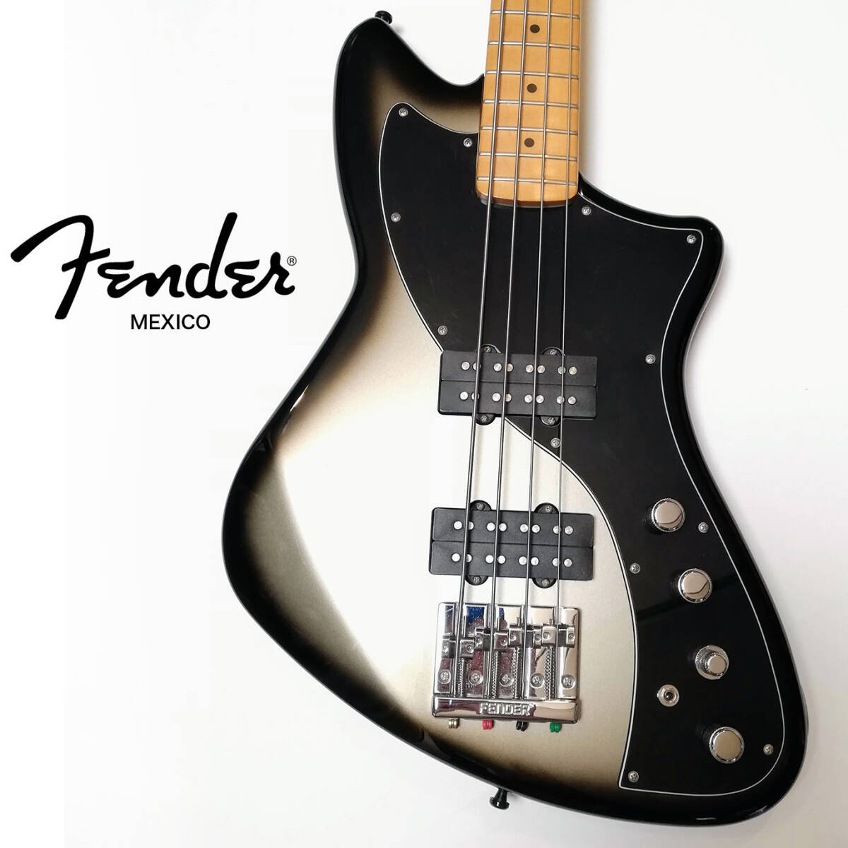 Fender Player Plus Active Meteora Bass フェンダー メテオラ シルバーバースト Mexico 拍卖