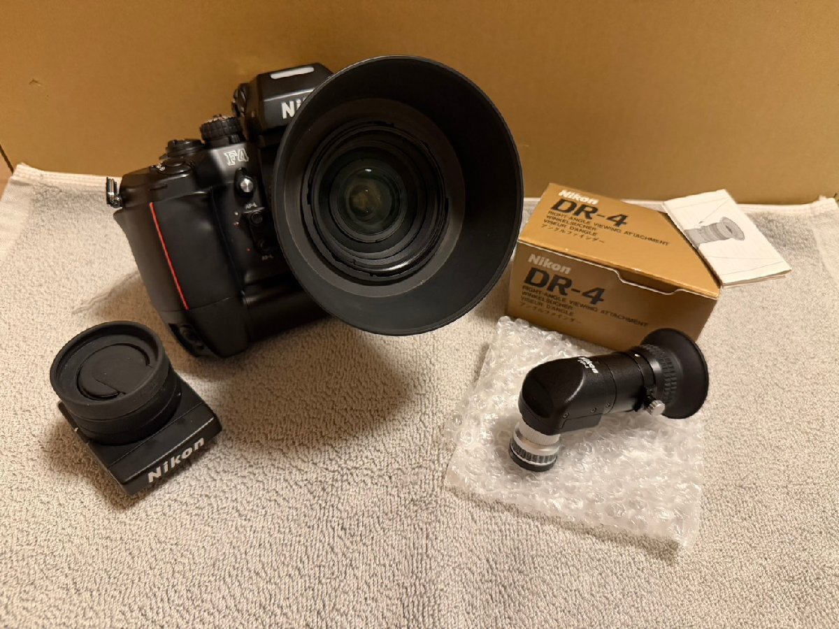 【中古品】NIKON ニコン F4 一眼 フィルムカメラ ボディ/レンズ/MF-23/MB-21/DW-21/DR-4 まとめ 中古 シャッターOK RA-08拍卖