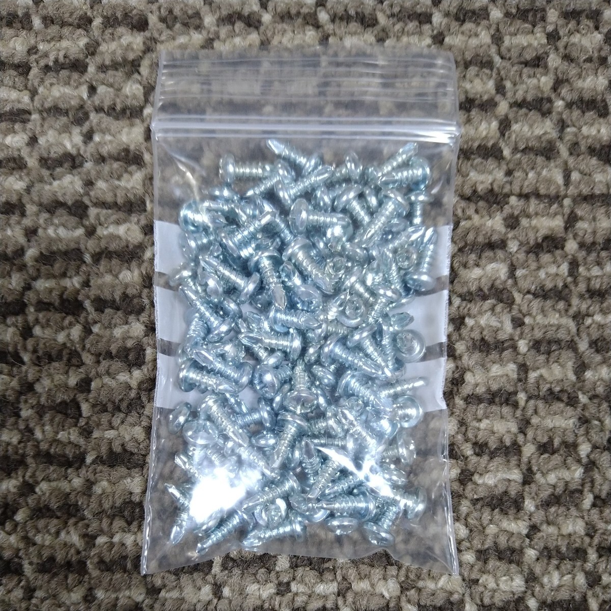 ジャンク品/長期保管品/MUSE/タップネジ/テクスビス/ドリルネジ/鉄板/ナベ3.5×10mm/1P100本入り拍卖