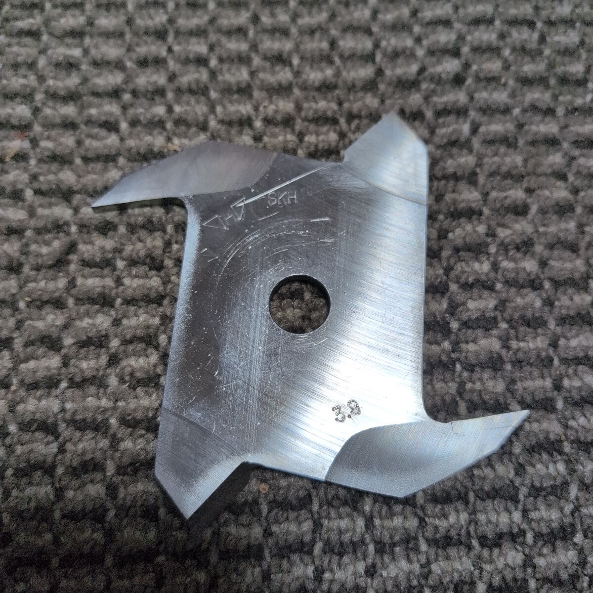 ジャンク品/長期保管品/中橋製作所/N.Hカッター/電気ミゾキリ用4P毛引付/溝切り/材質SKH/サイズ120×3.9×15mm拍卖