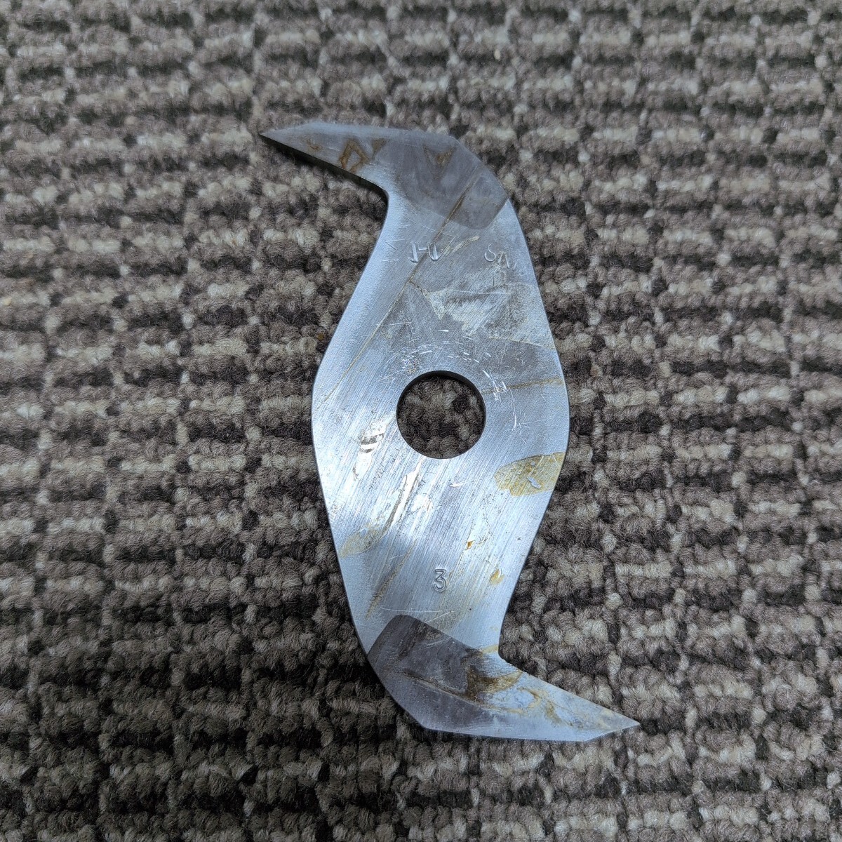 ジャンク品/長期保管品/中橋製作所/N.Hカッター/電気ミゾキリカッター/溝切り/材質SKH/サイズ120×刃幅3×穴径15mm拍卖