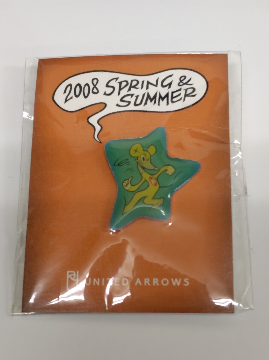 UNITED ARROWS ユナイテッドアローズ ピンバッジ 2008 SPRING&SUMMER 非売品 ノベルティ Y-2拍卖