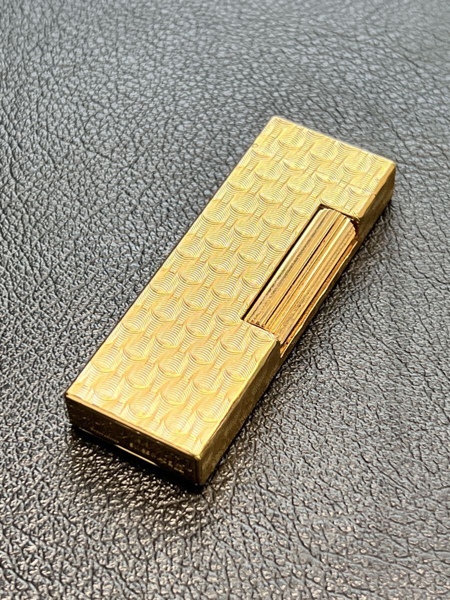 Dunhill ダンヒル ガスライター ジェムタイプ ゴールドカラー拍卖