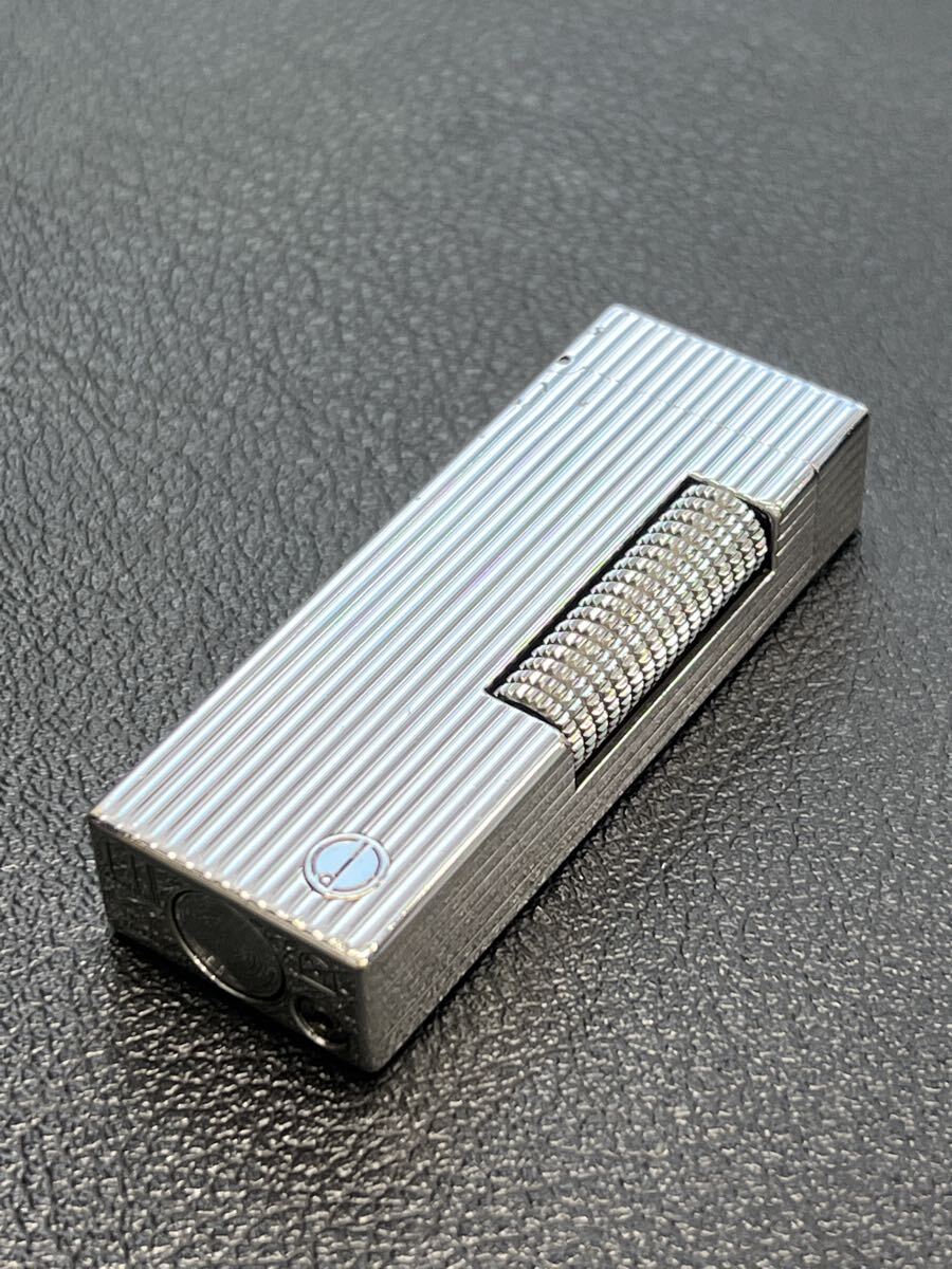 Dunhill ダンヒル ガスライター ローラー式 シルバーカラー拍卖