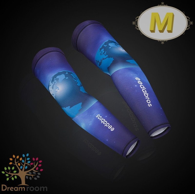 99%UVカット!EEDA デザインアームカバー F-076【M】サポーター 腕カバー 日焼け 紫外線防止 吸汗速乾 スポーツ 乗馬 ゴルフ拍卖