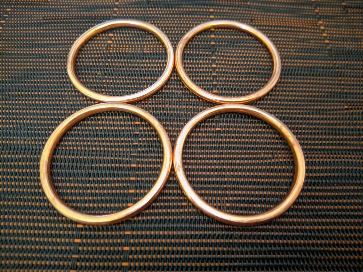 【日本製】ZX-10/ZZR1100/ZZR1200/ZX-12R用 エキゾーストガスケット マフラーガスケット拍卖