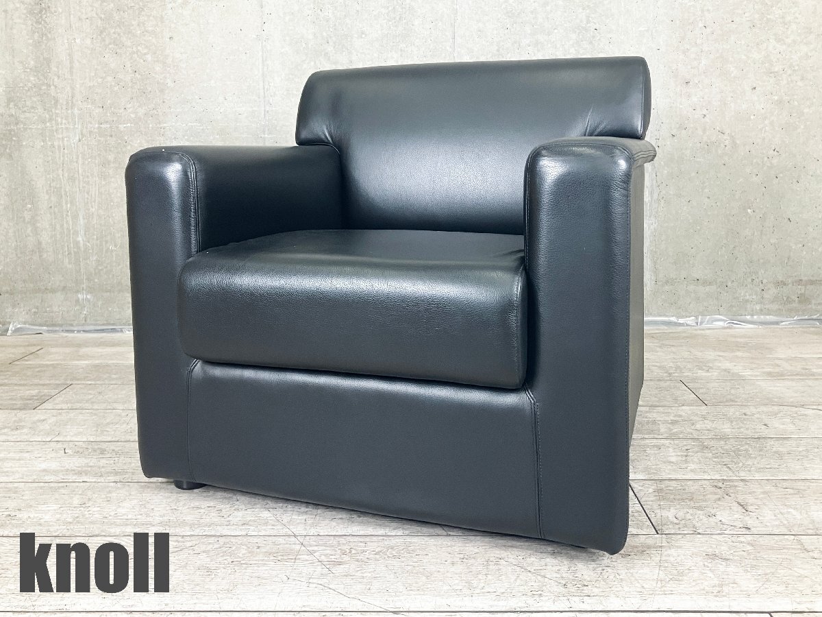 knoll/ノール■Naked Collection 本革アームチェア / 一人掛けソファ■エグゼクティブ拍卖