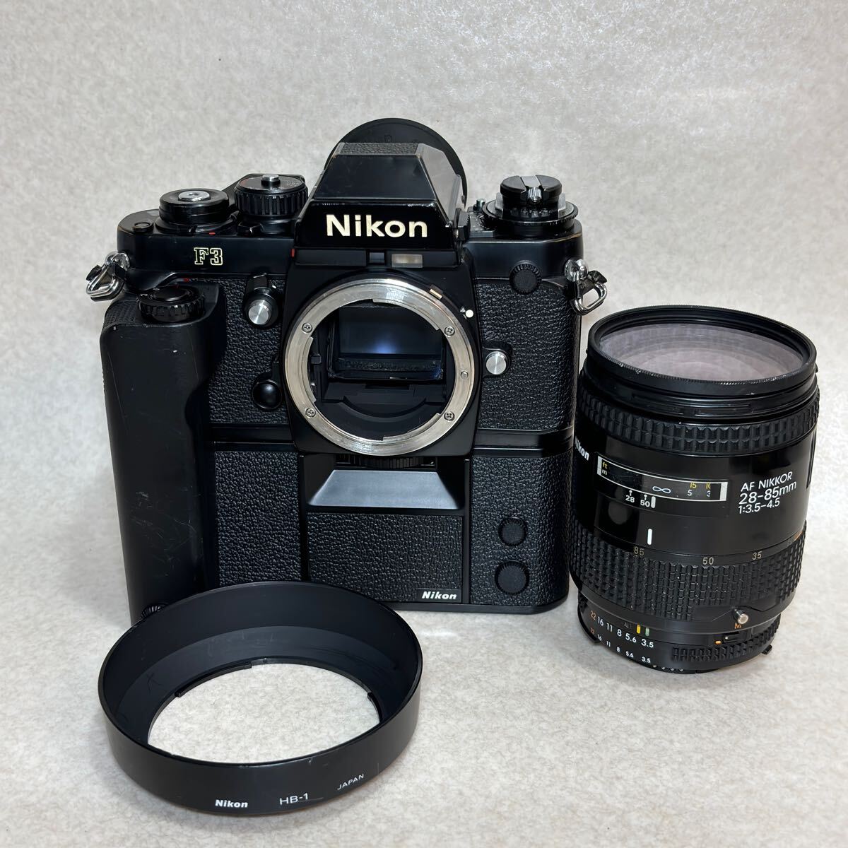 W1 - 22 )Nikon ニコン F3 一眼レフ フィルムカメラ AF NIKKOR 28-85mm 1:3.5-4.5 動作未確認 ジャンク 拍卖