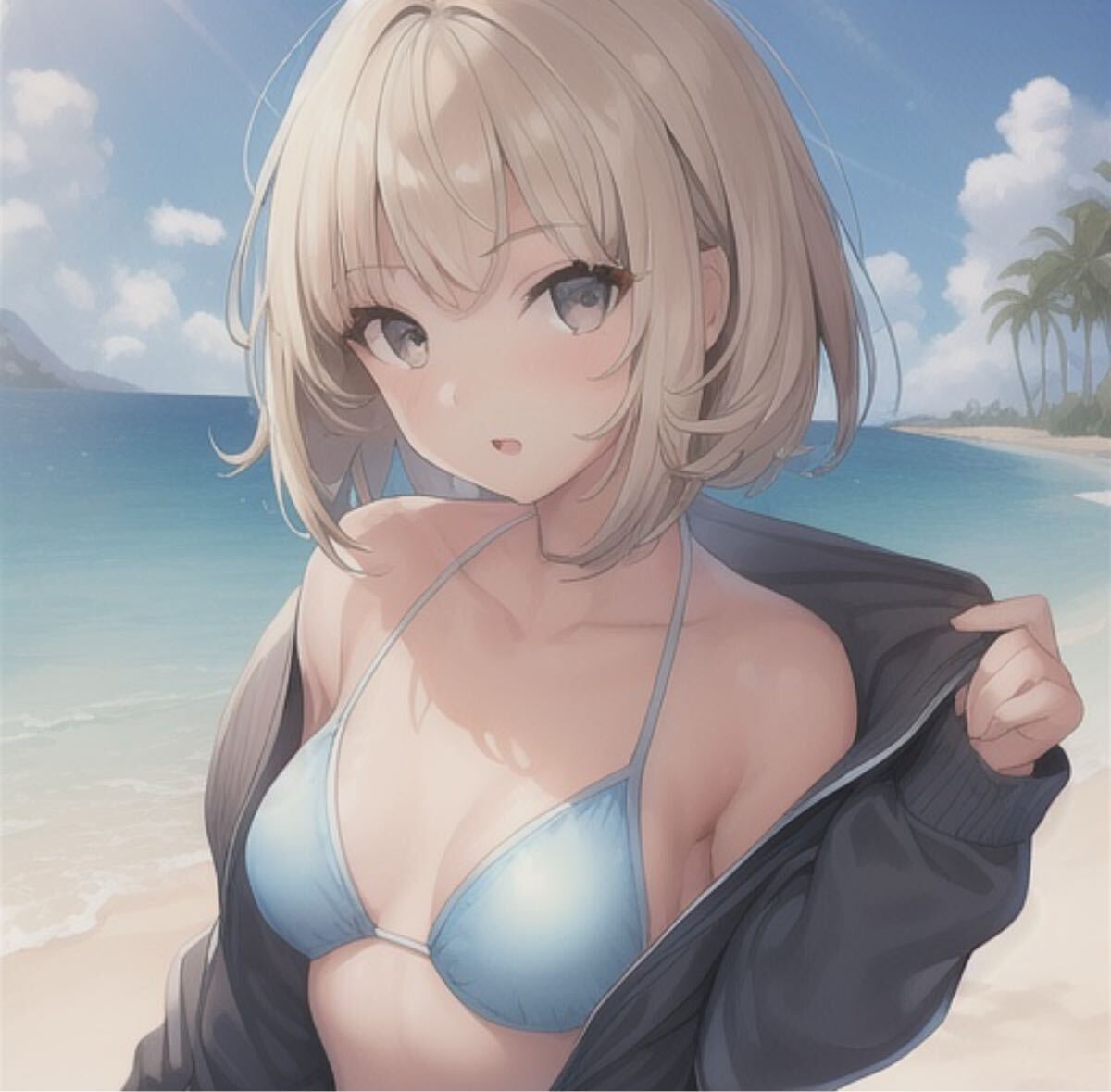 画像 フリー素材  オリジナル 美女 水着 グラビア 高画質 かわいい 相互評価 評価集め イラスト拍卖