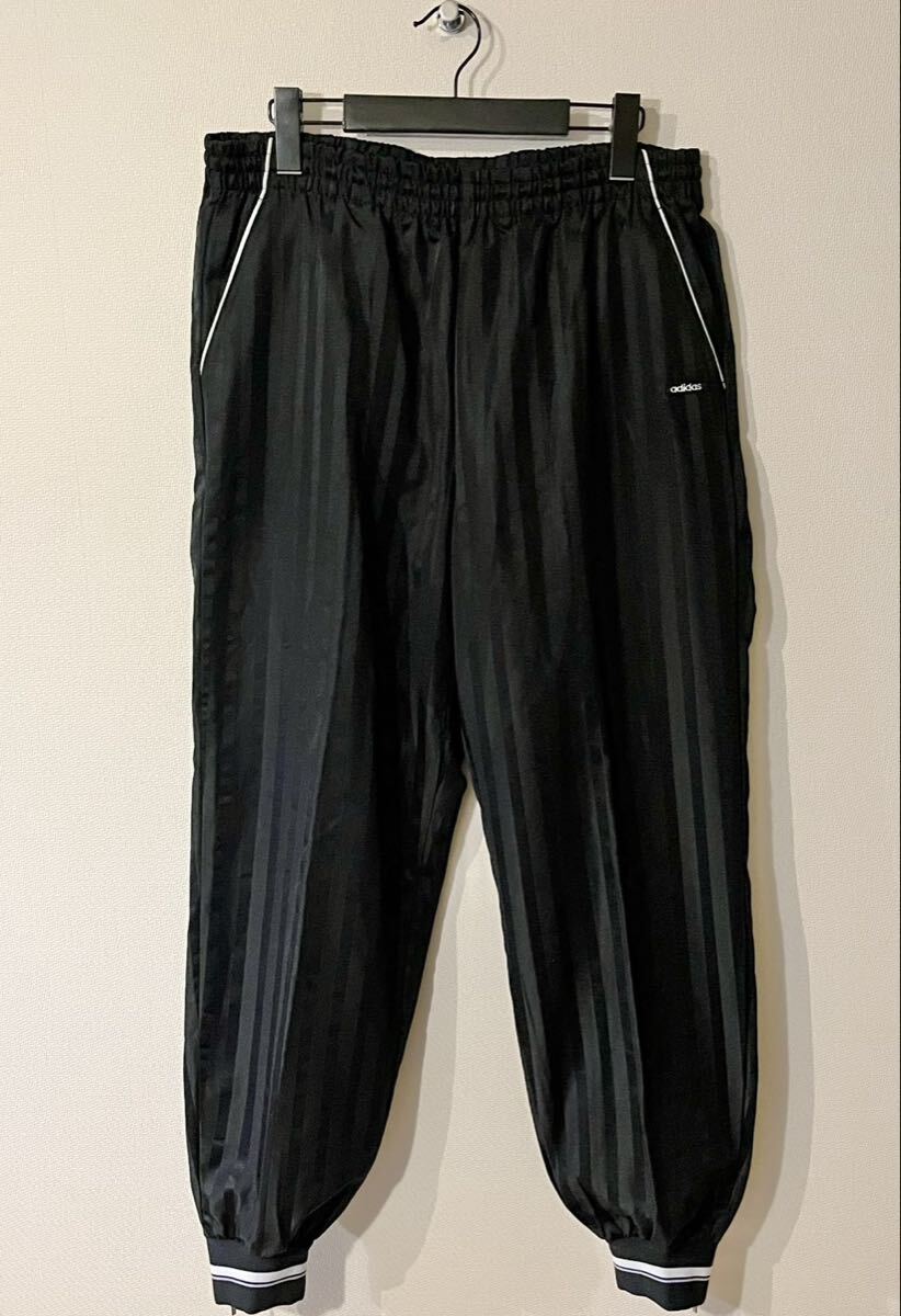 VINTAGE / adidas / TRACK PANTS / SIZE:O(XL) / BLACK / ストライプ / 80s - 90s / デサント製 / アディダス / トラックパンツ ジャージ拍卖