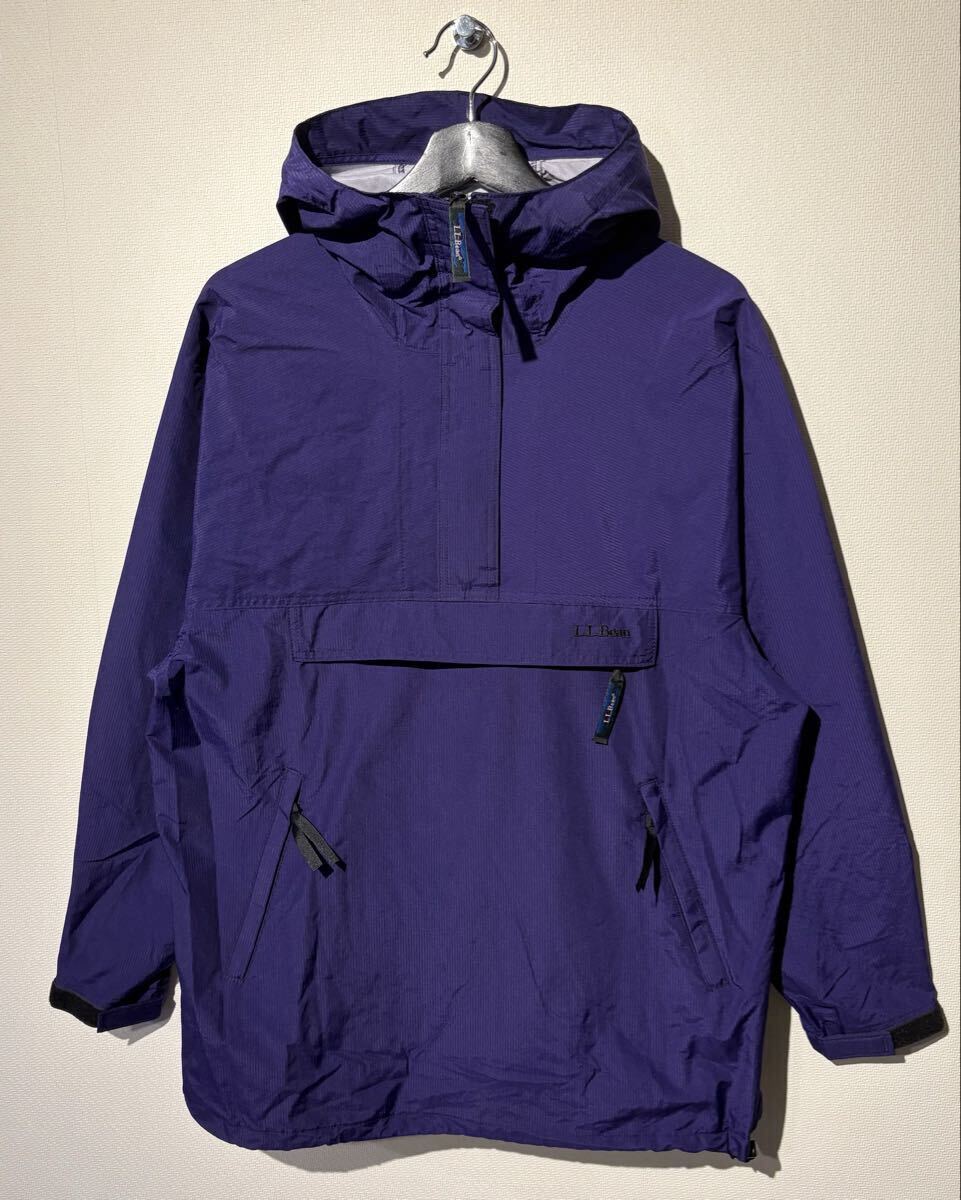 VINTAGE / USA製 L.L.Bean / Nylon Anorak Pullover Parka / SIZE:M / PURPLE / 80s MADE IN USA / エルエルビーン アノラックパーカー拍卖