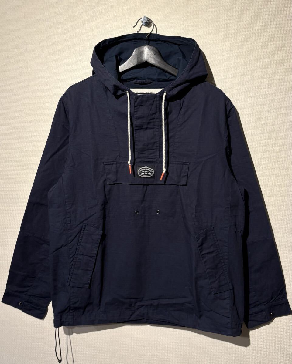 POLeR OUTDOOR STUFF / HEMLOCK RIPSTOP ANORAK / SIZE:M / NAVY / ポーラー / ヘムロック リップストップ アノラック / プルオーバー拍卖