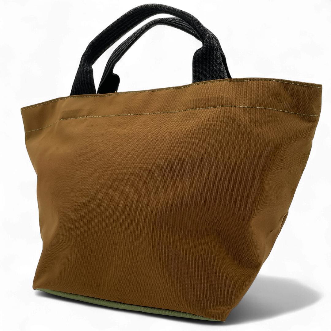 美品 Herve Chapelier ハンドバッグ ナイロン ブラウン拍卖