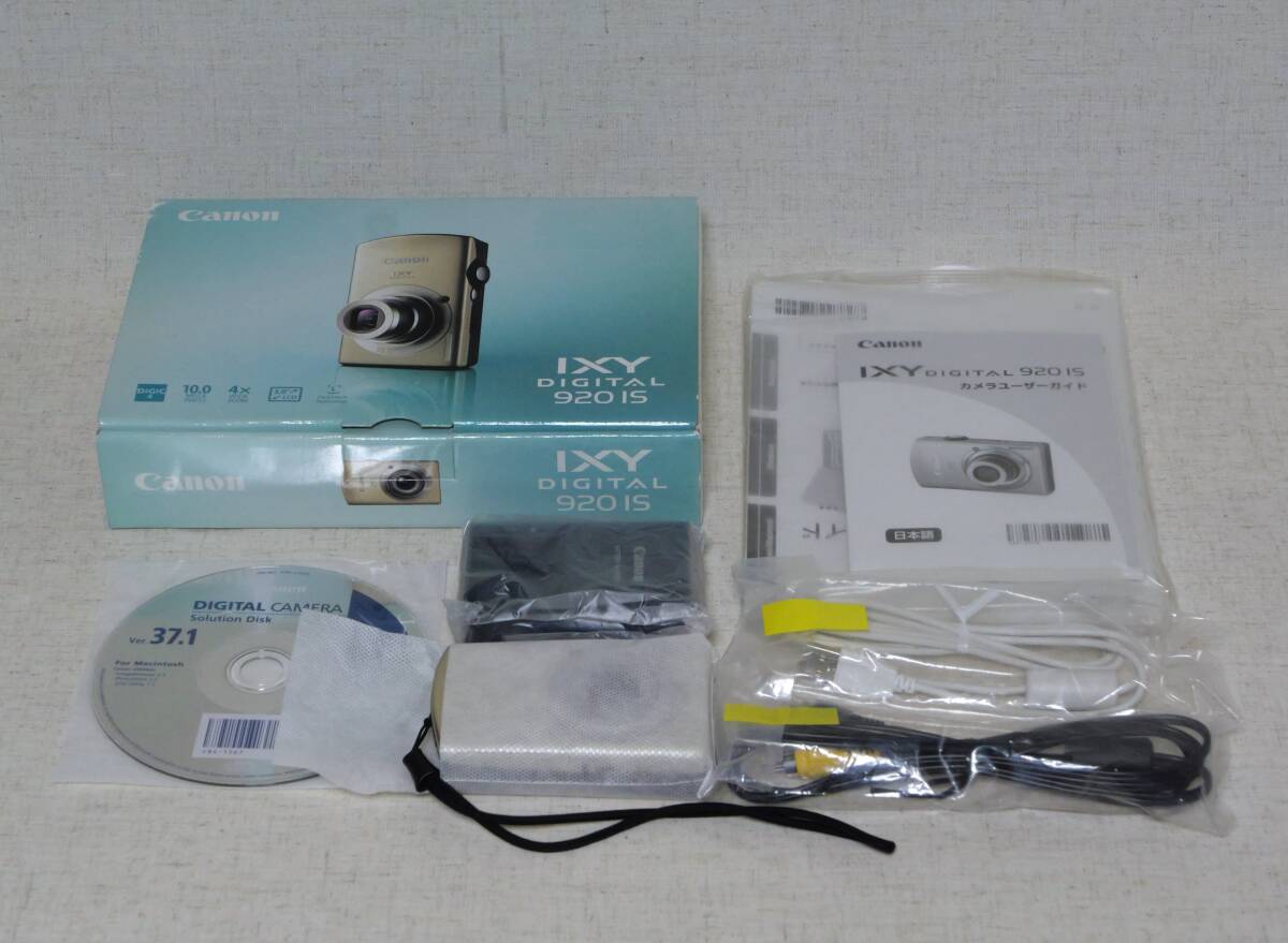★使用わずかの極美品!Canon IXY DIGITAL 920 IS ゴールド キャノン イクシ デジタル拍卖