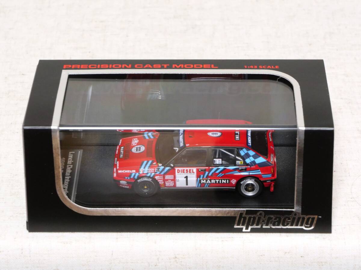 ★レア!hpi 1/43 ランチア デルタ インテグラーレ 16V #1 1989 サンレモ (Sanremo) レッド拍卖