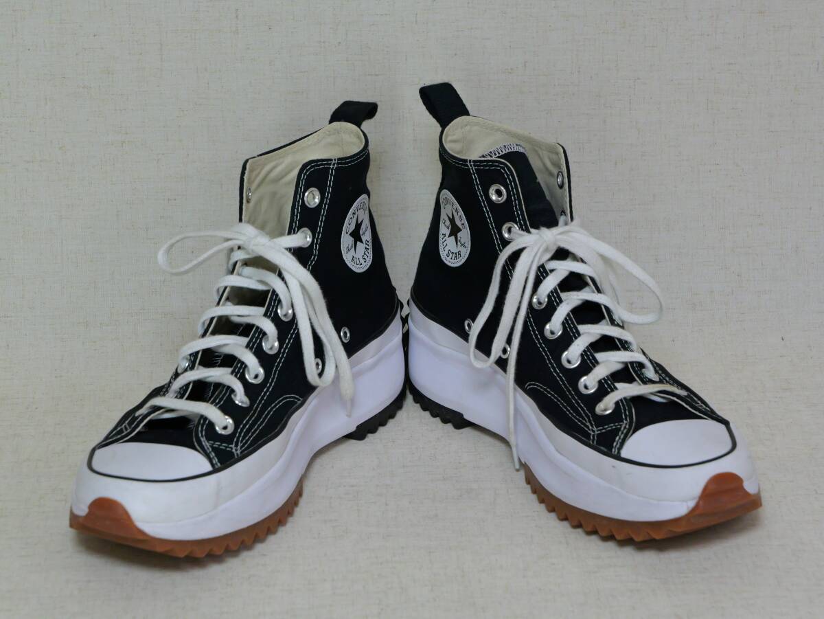 ★超美品!コンバースオールスター ラ ンスターハイク 27cm ハイカット 厚底 スニーカー ブラック CONVERSE ALLSTAR拍卖