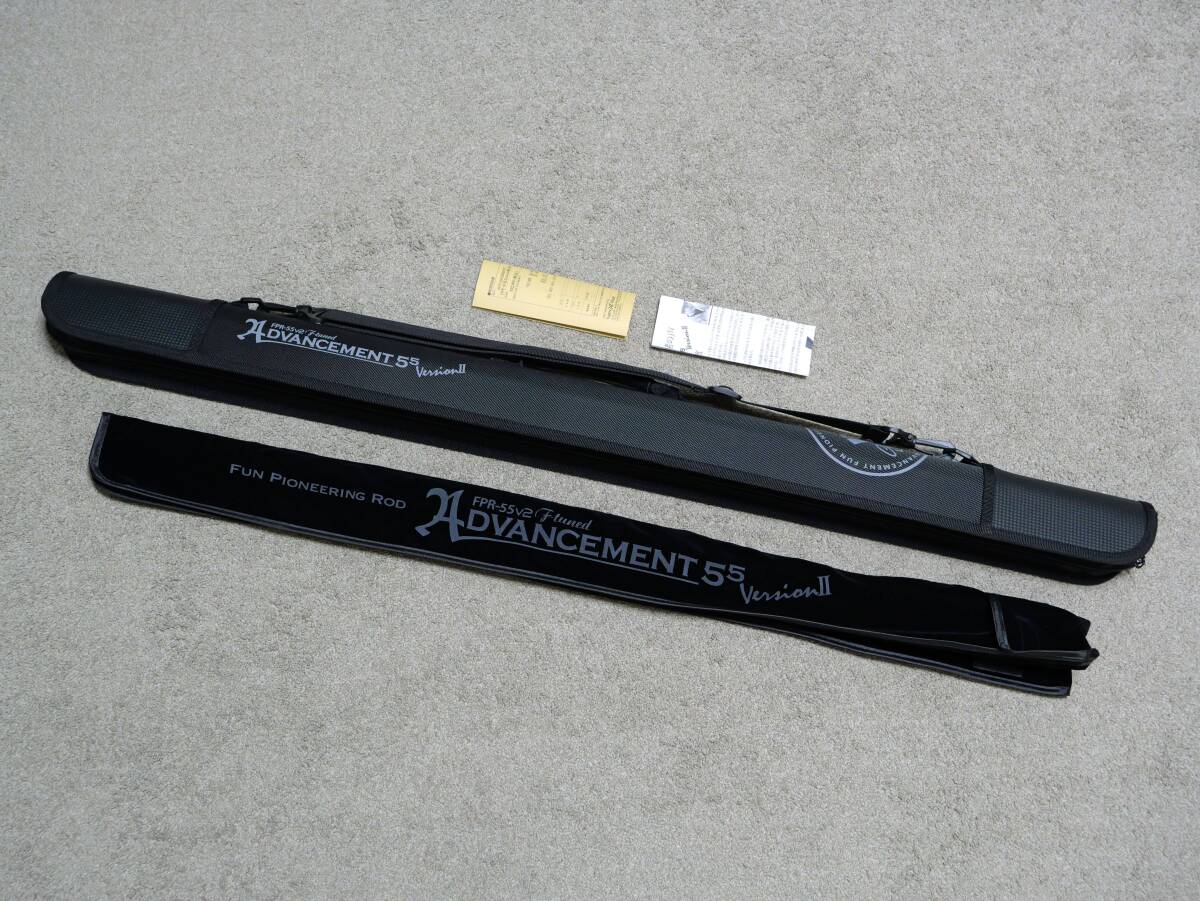 ★美品!34 サーティフォー アドバンスメント 55 FPR-55 Ver.2 F-tuned アジング拍卖