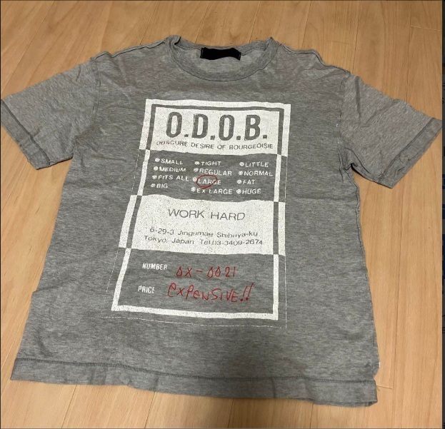 OBSCURE DESIRE OF BOURGEOISIE MILK Tシャツ 送料無料拍卖