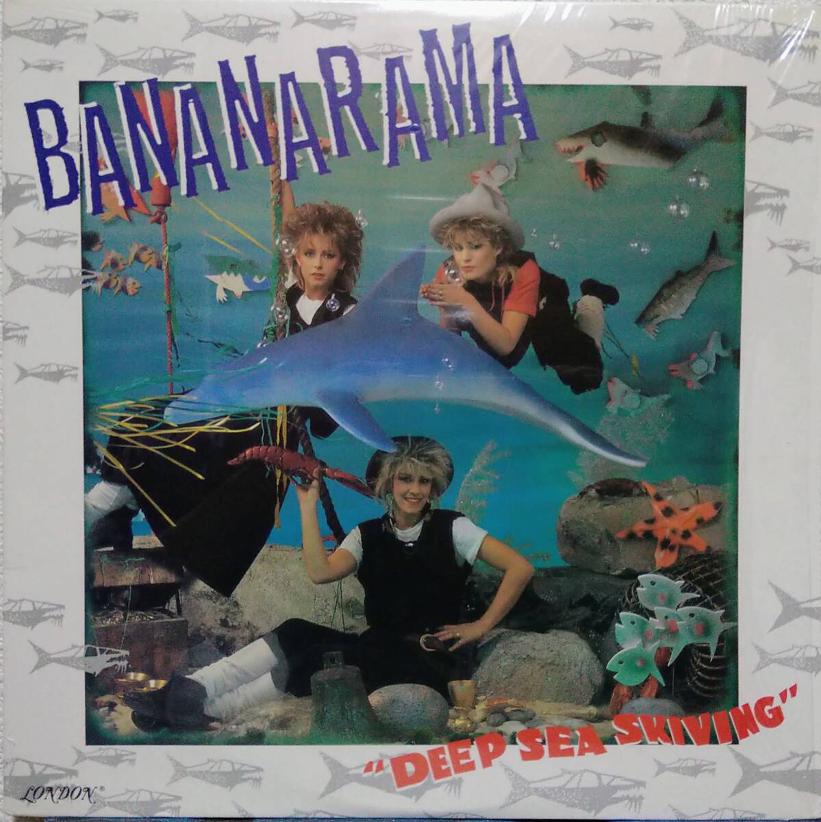 【LP Euro Beat】Bananarama「Deep Sea Skiving」オリジナル US盤 シュリンク付!拍卖