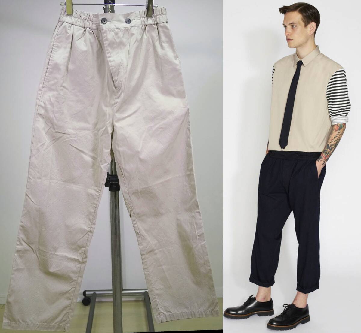 美品 marni マルニ 13SSワイドイージーパンツ44 Italy製拍卖