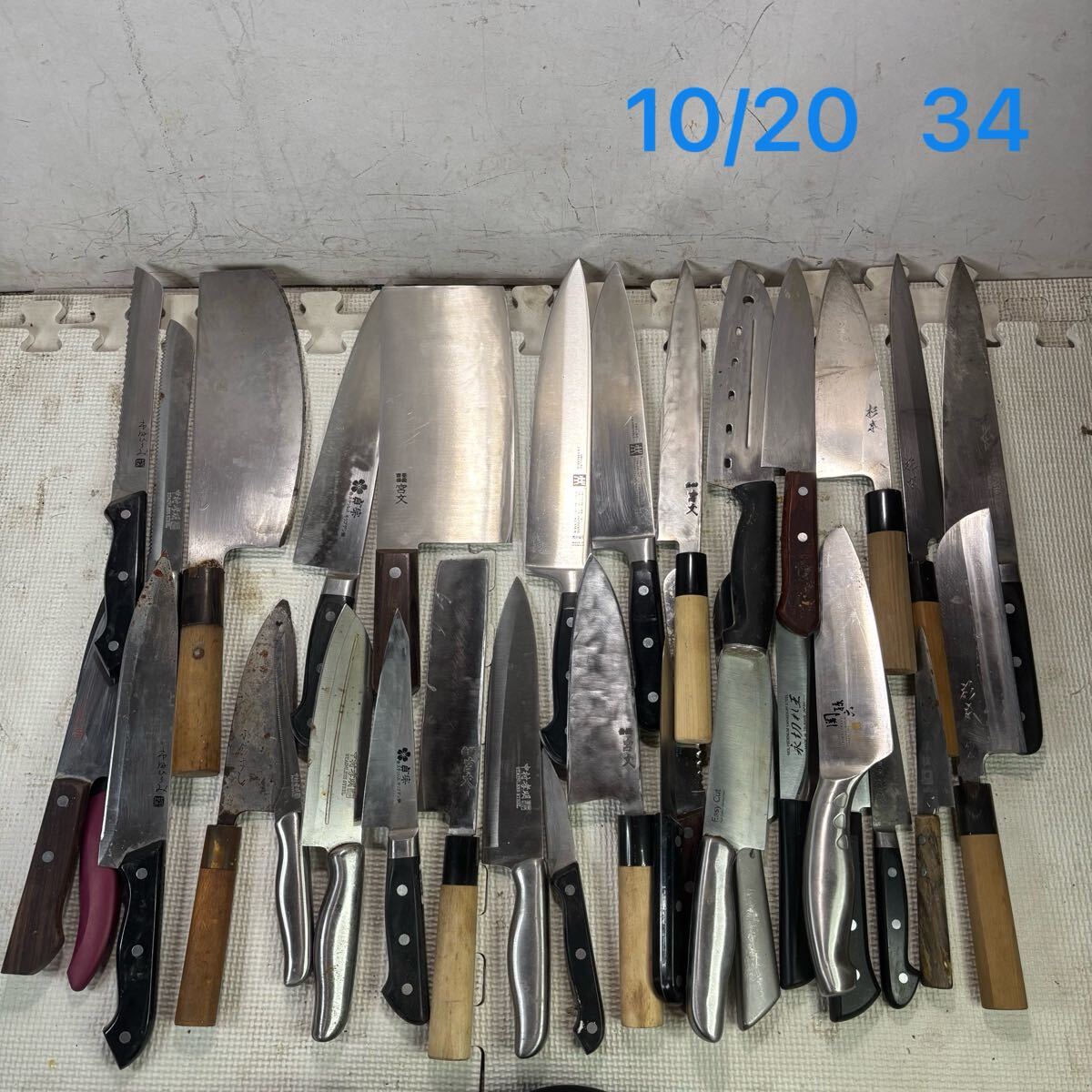 包丁 和包丁 出刃包丁 刺身包丁 料理包丁 調理器具 洋包丁 万能包丁 関孫六 中村孝明 宮文 30本まとめ売り拍卖
