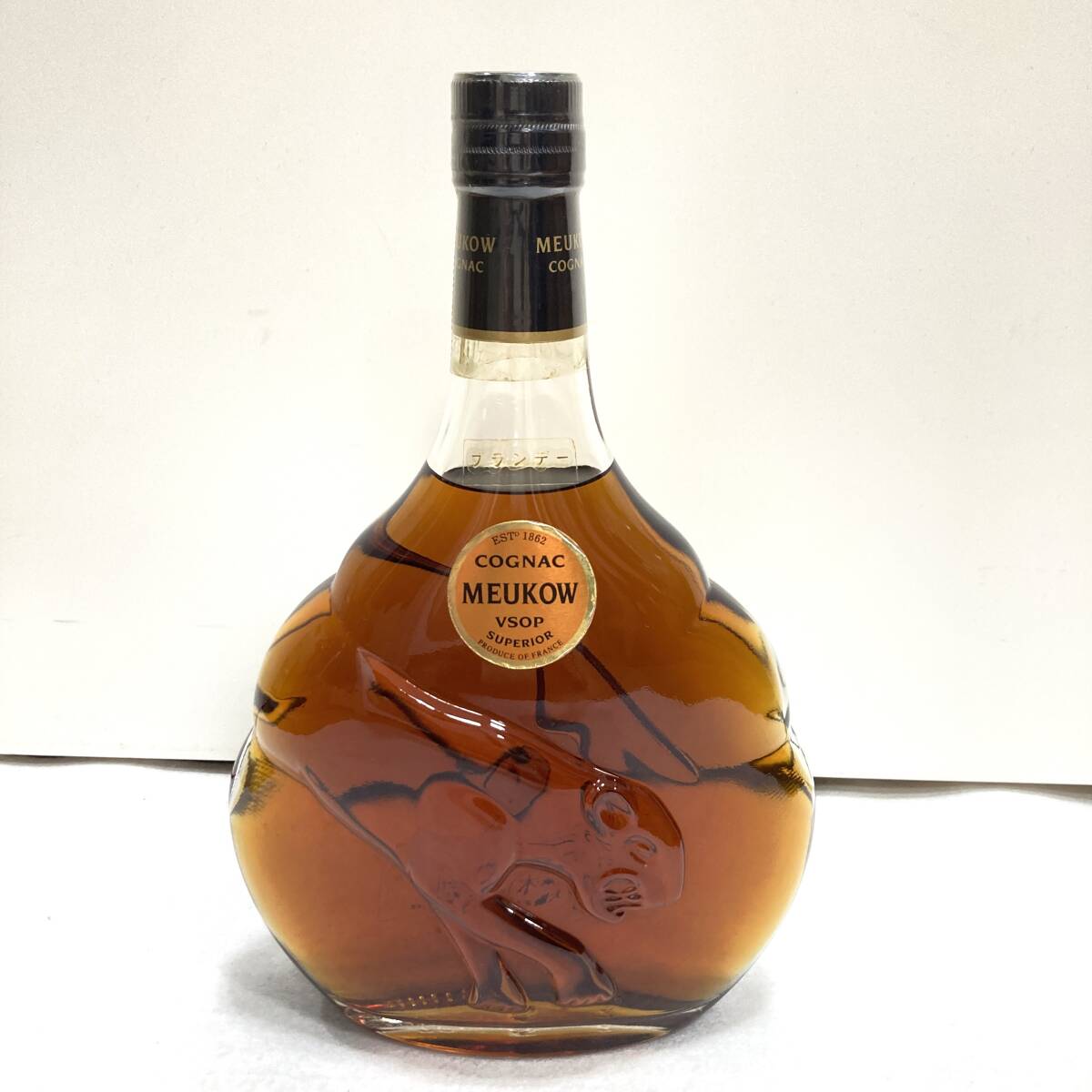 ア#14413 COGNAC MEUKOW ミュコー VSOP SUPERIOR スーペリア ★未開栓 700ml 40度 ブランデー 現状品 コニャック拍卖