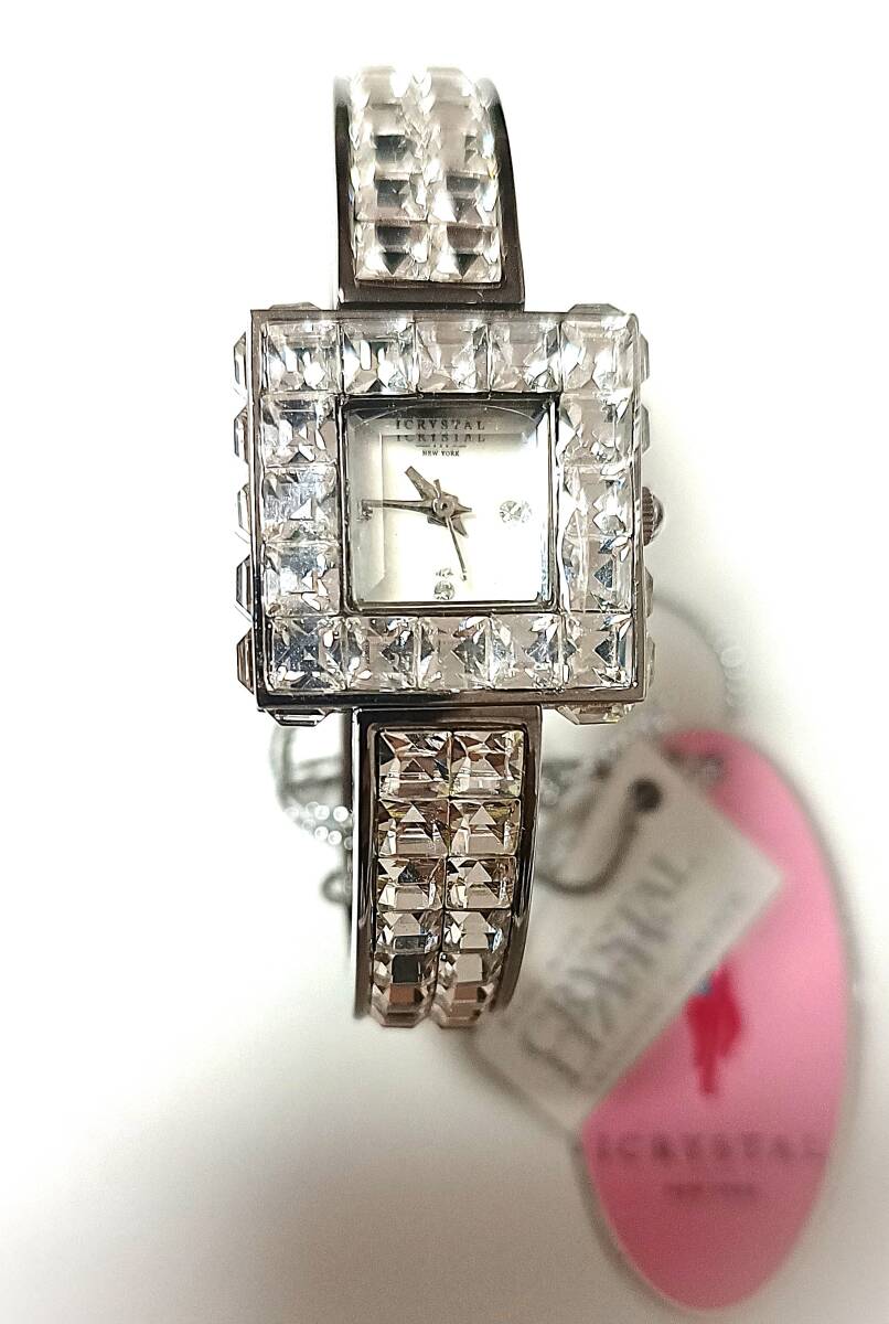 アイ・クリスタル / レディース時計 / スワロフスキー・エレメント 電池交換済拍卖