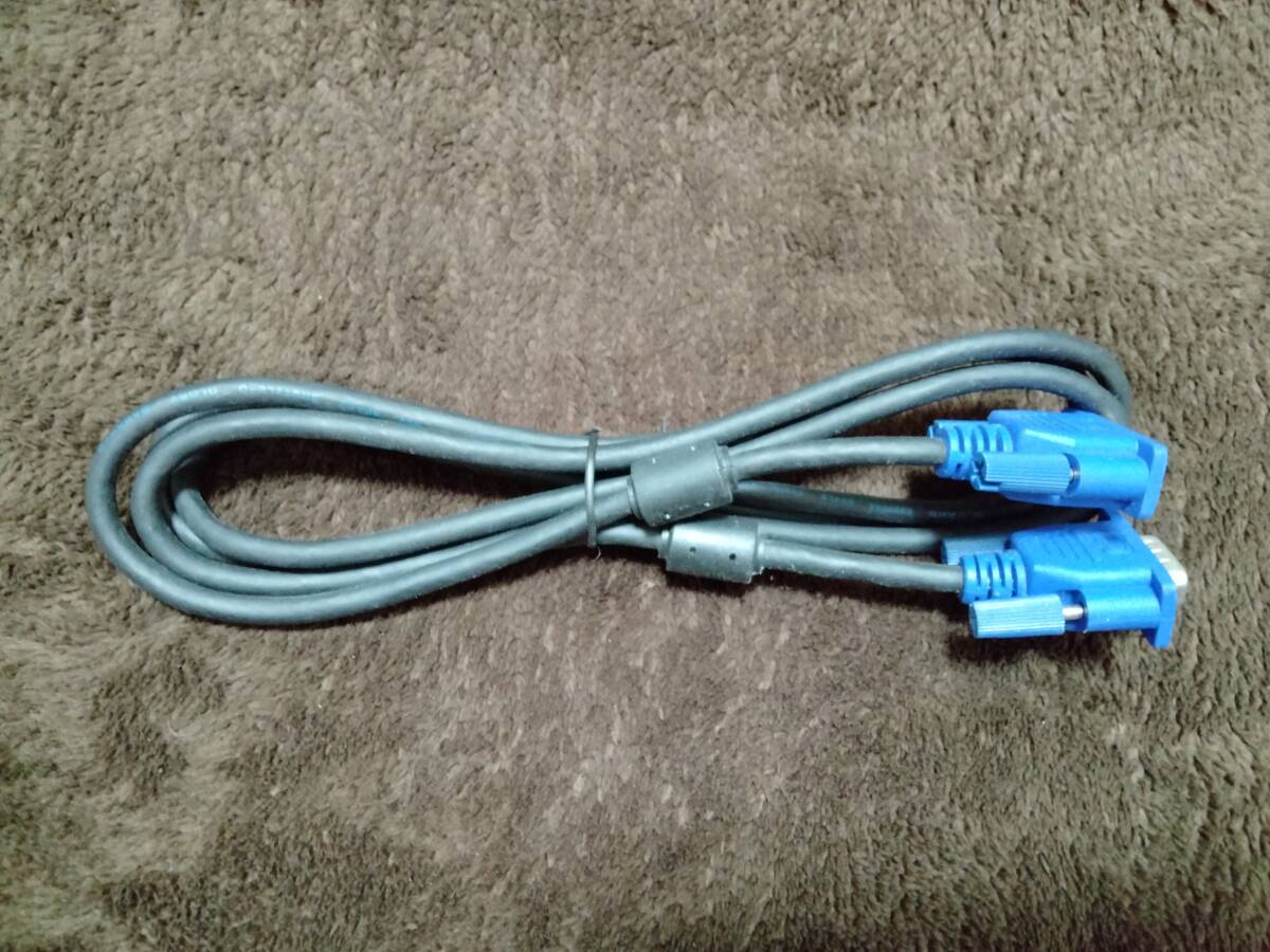 【送料無料】 ディスプレイケーブル ミニD-sub15pin アナログRGB VGAケーブル 1.8m 拍卖