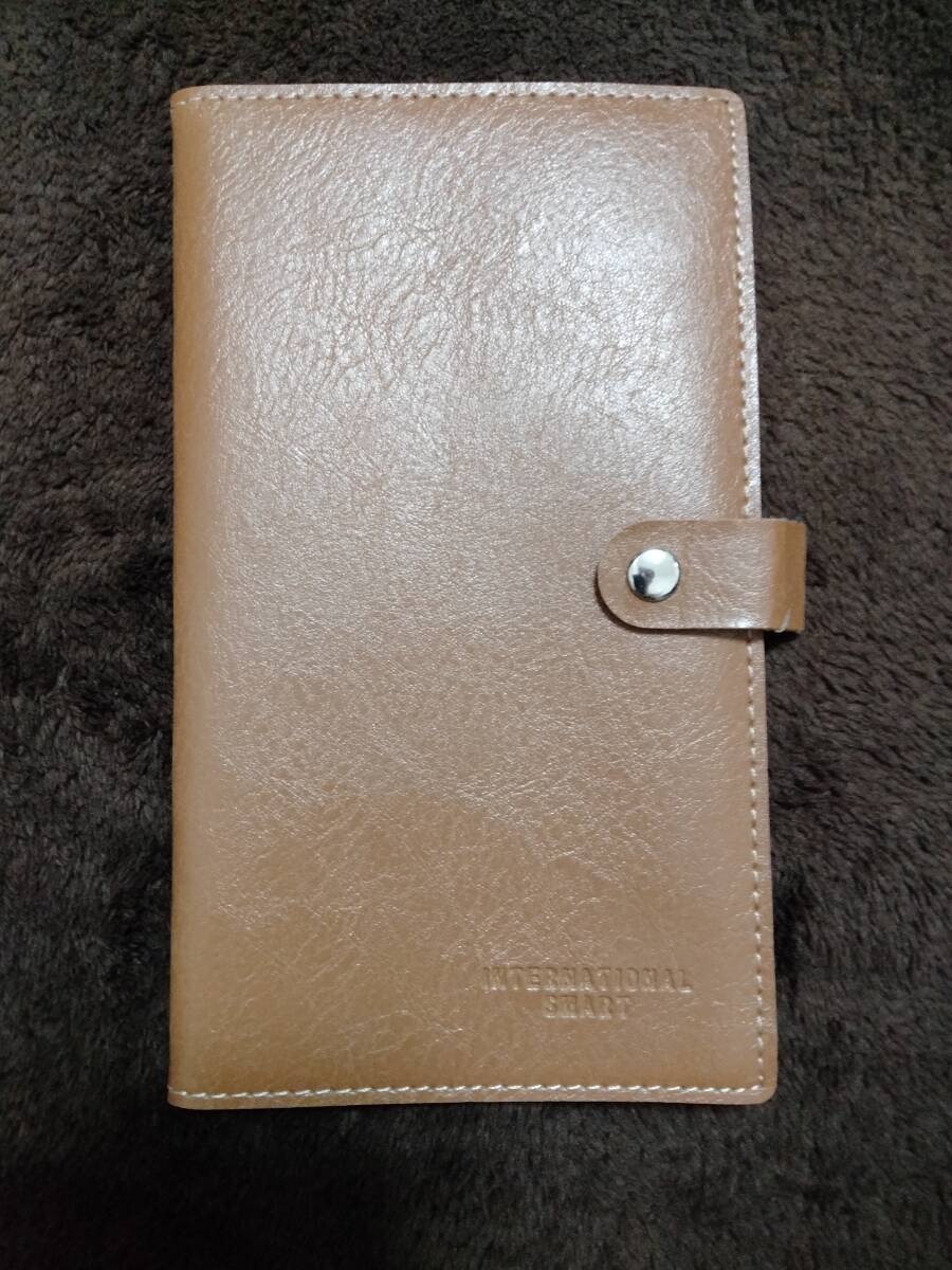 【送料無料】 名刺ホルダ 36枚 ビニール製 薄茶色拍卖