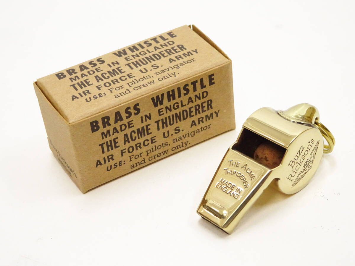 バズリクソンズ BUZZ RICKSON'S ACME(アクメ)社製 真鍮(しんちゅう・BRASS) ホイッスル 笛 警笛 BR02763 新品拍卖