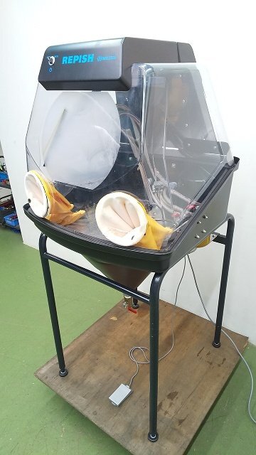 MACOHO マコー ウエットブラスト装置 ウエットブラストマシーン REPISH レピッシュ 100V 動作良好 ※店舗引取り歓迎 A4929拍卖