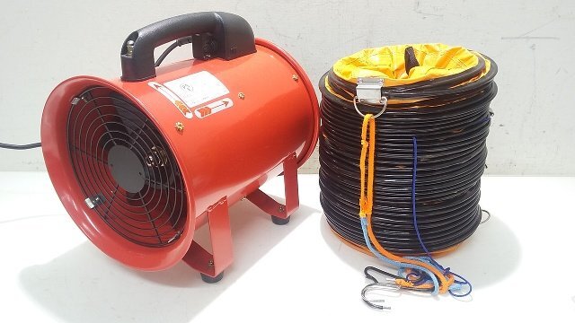 (1円スタート!未使用品) JOPM ポータブルファン JOD-200 送風機 ダクト付き 動作良好 B0813拍卖