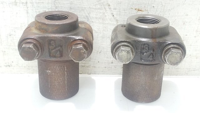 (1円スタート!) ニップルアタッチメント 2点セット サイズ3/4 ねじ切り機 ネジ切り 切断機 管工事 BT0906拍卖