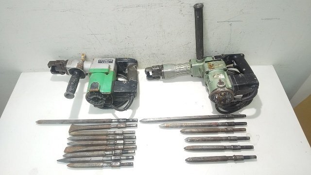(1円スタート!) 日立工機 ハンマ 電動ハンマー【2点セット】H41SA / H41 動作良好 BT0916拍卖