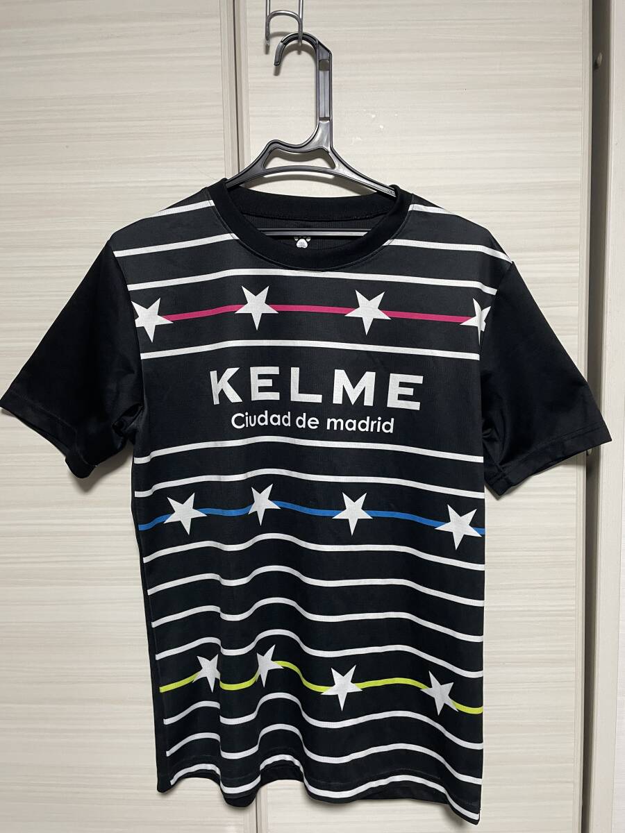 KELME ケルメ プラクティスシャツ ユニホーム サイズ 黒(USED)~サッカー、フットサル、スポーツ、部活、合宿、ジム、トレーニング~拍卖