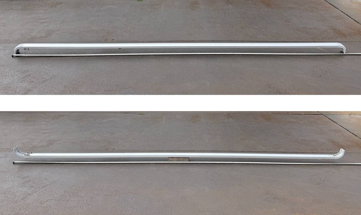 角パイプ★3490mm★日本フルハーフ★1本★アルミ製★サイドバンパー用★サイドガード用★即決★日85X3G拍卖